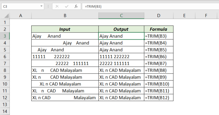 Trim Function Xl N Cad