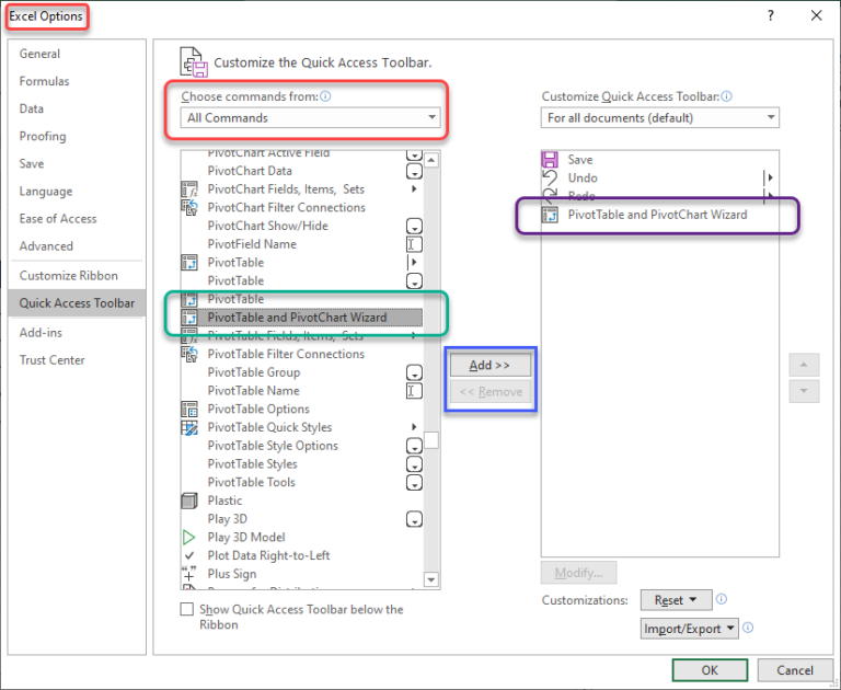 UnPivot or Normalize Data using Pivot Table and PivotChart Wizard XL