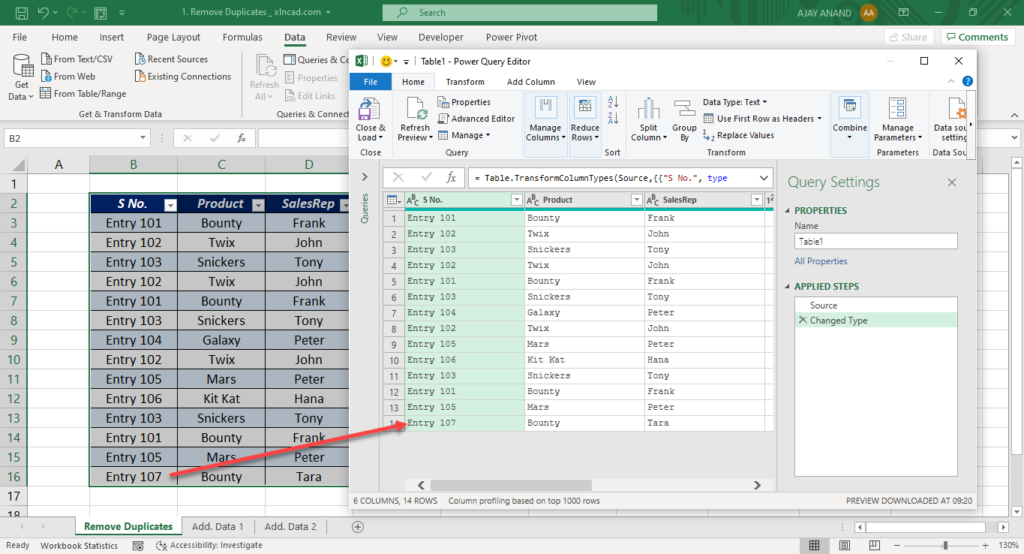 remove-duplicates-using-power-query-in-excel-xl-n-cad