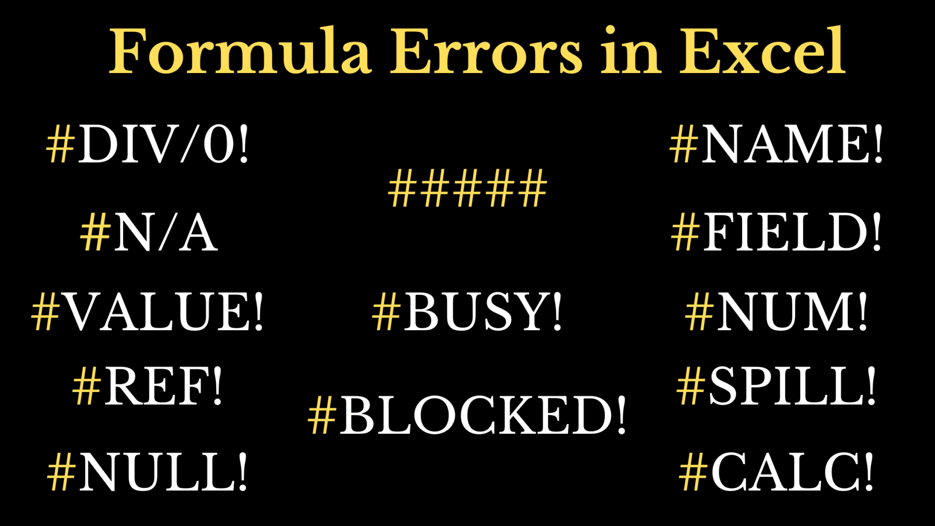 Formula Errors In Excel Xl N Cad 2905