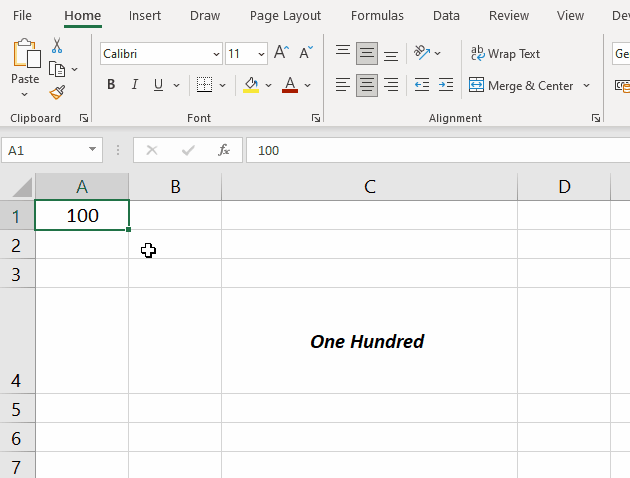 How To Change Amount Into Words In Excel