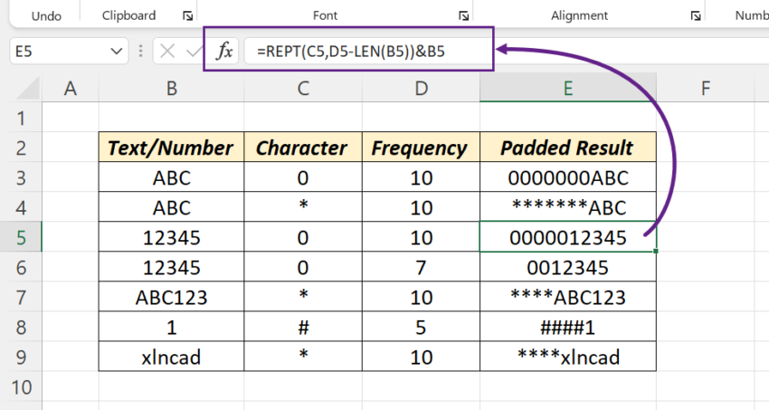 How to add leading Zeros in Excel - XL n CAD