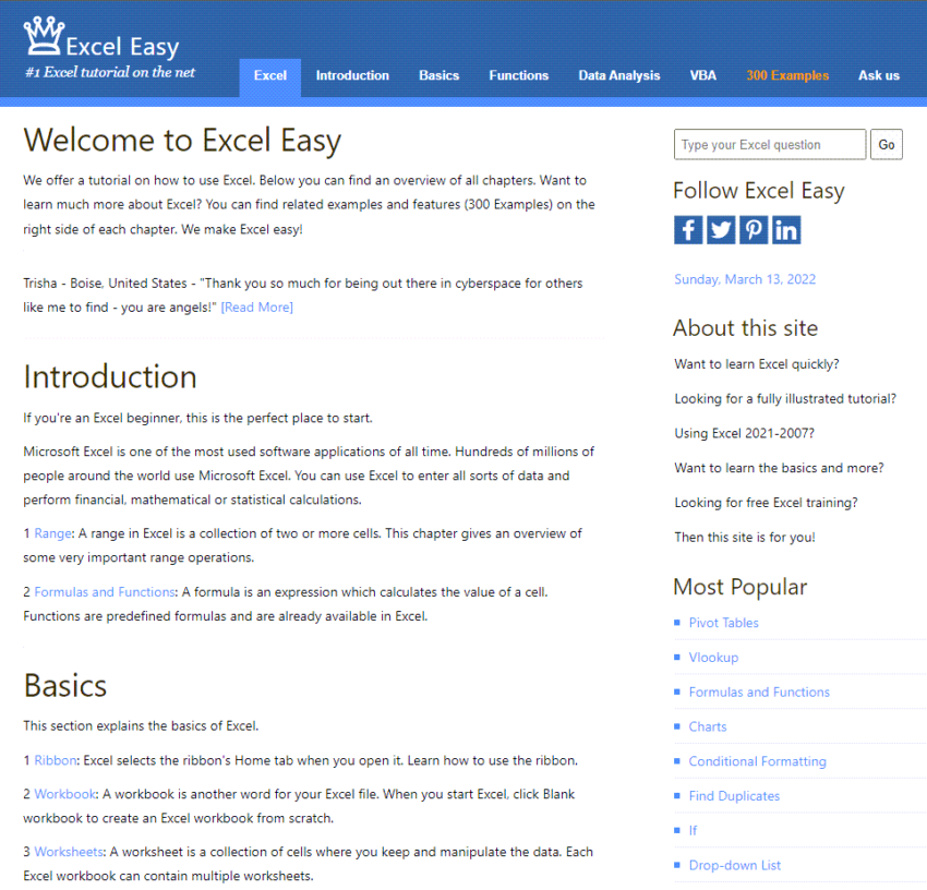 Top YouTube Channels and Blogs with Free Excel Tutorials - XL n CAD