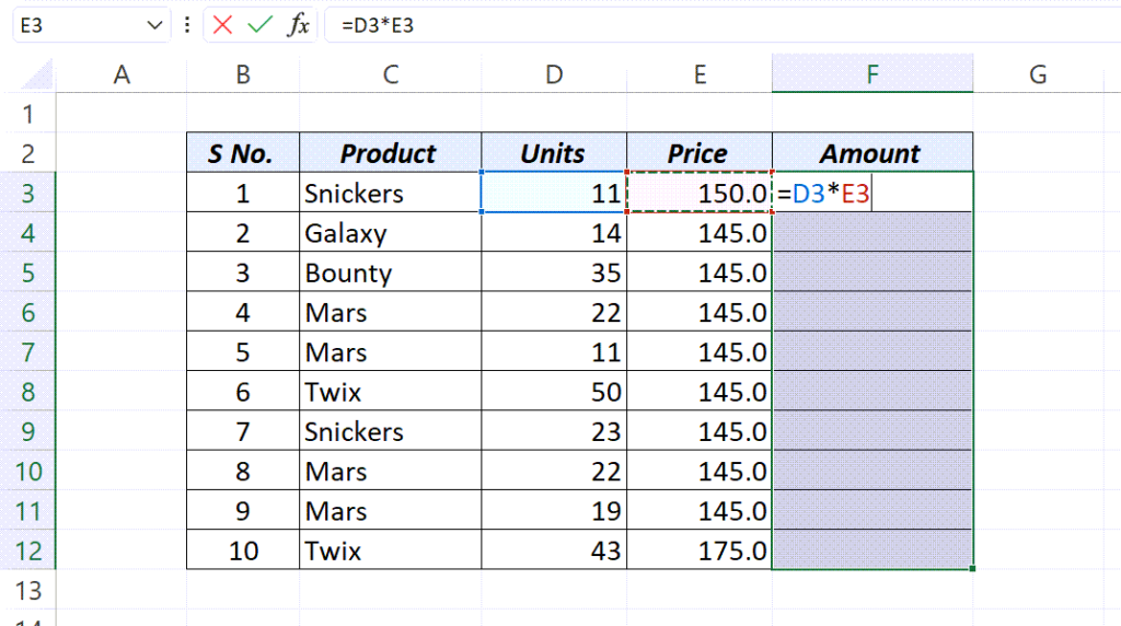 Apply The Same Formula To An Entire Column In Excel XL N CAD