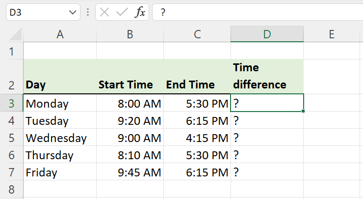 How To Calculate Sum Of Time Difference In Excel