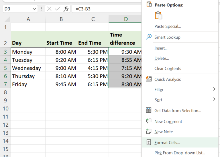 calculate-time-difference-and-total-hours-worked-in-excel-xl-n-cad