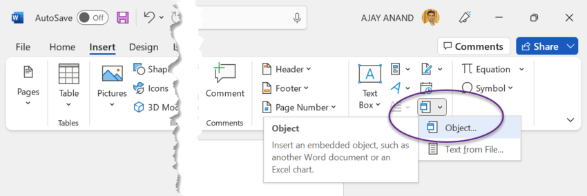 How to copy a Table from Excel to Word - XL n CAD