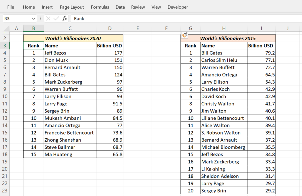 Excel Formula To Find A Name In A List