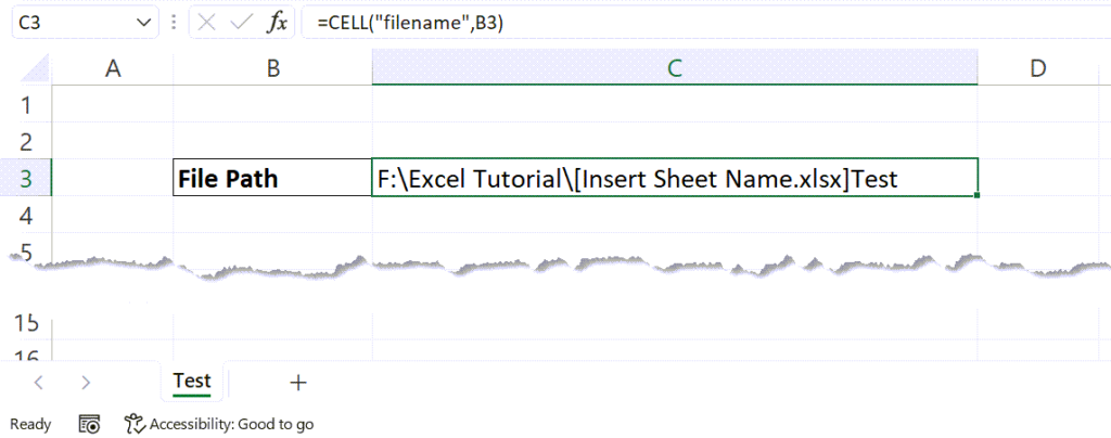 Excel Formula To Insert Sheet Name Into A Cell Xl N Cad