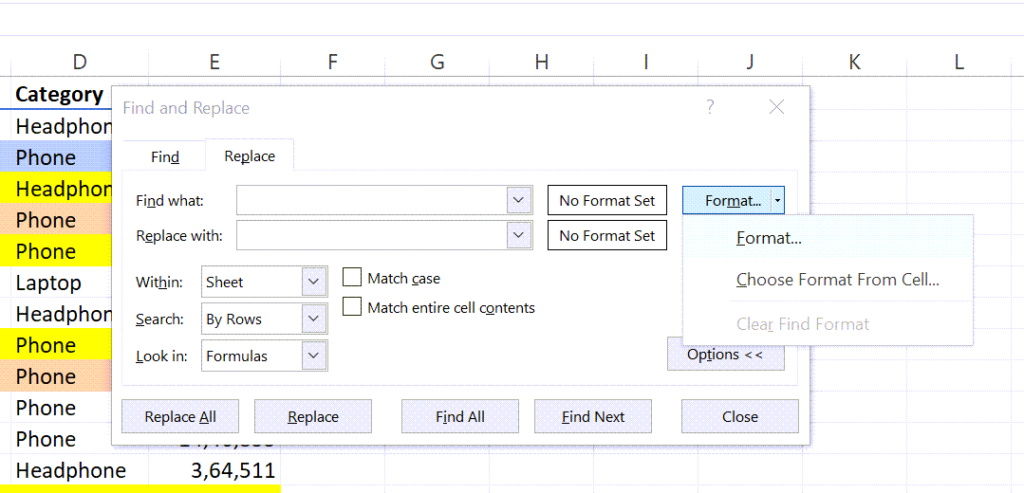 replace-cell-color-using-the-find-and-replace-tool-in-excel-xl-n-cad