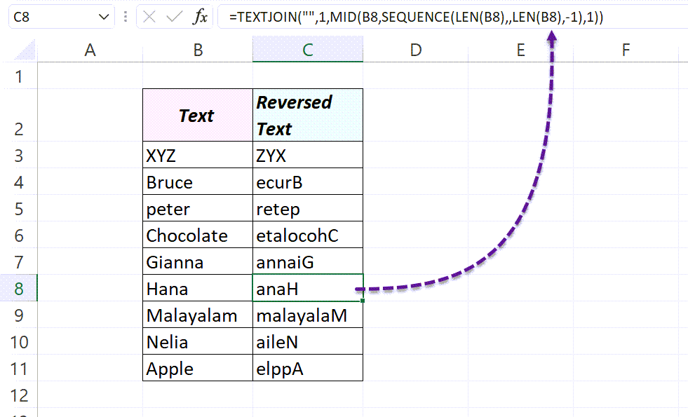 different-methods-to-reverse-text-in-excel-xl-n-cad