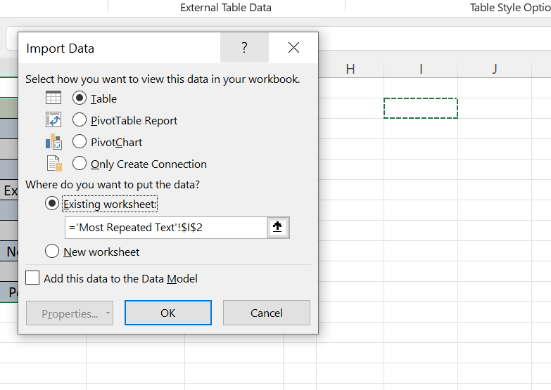 how-to-find-the-most-repeated-text-or-number-in-excel-xl-n-cad