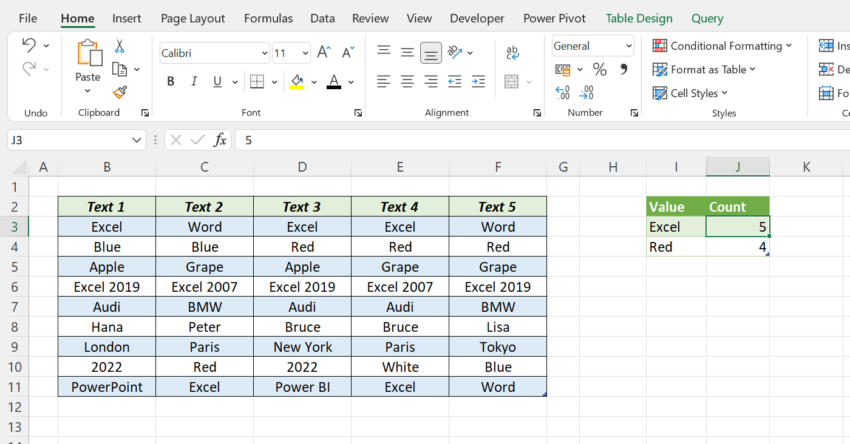 how-to-find-the-most-repeated-text-or-number-in-excel-xl-n-cad