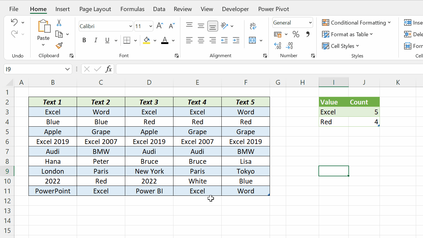 how-to-find-the-most-repeated-text-or-number-in-excel-xl-n-cad